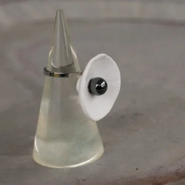 Grande bague Les coralliennes anneau acier