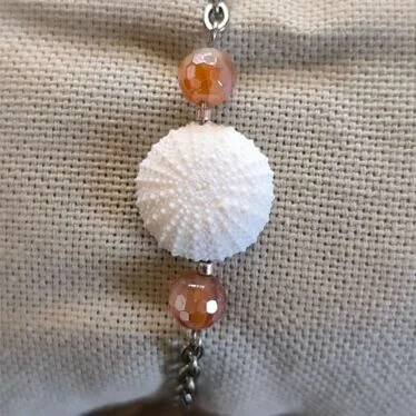 Bracelet Oursin et agates indiennes