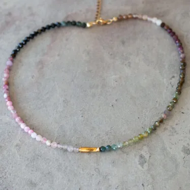 Collier Arc-en-Ciel Tourmaline