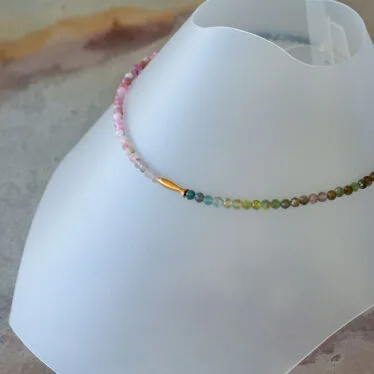 Collier Arc-en-Ciel Tourmaline