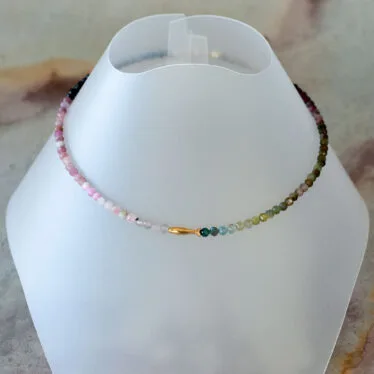 Collier Arc-en-Ciel Tourmaline